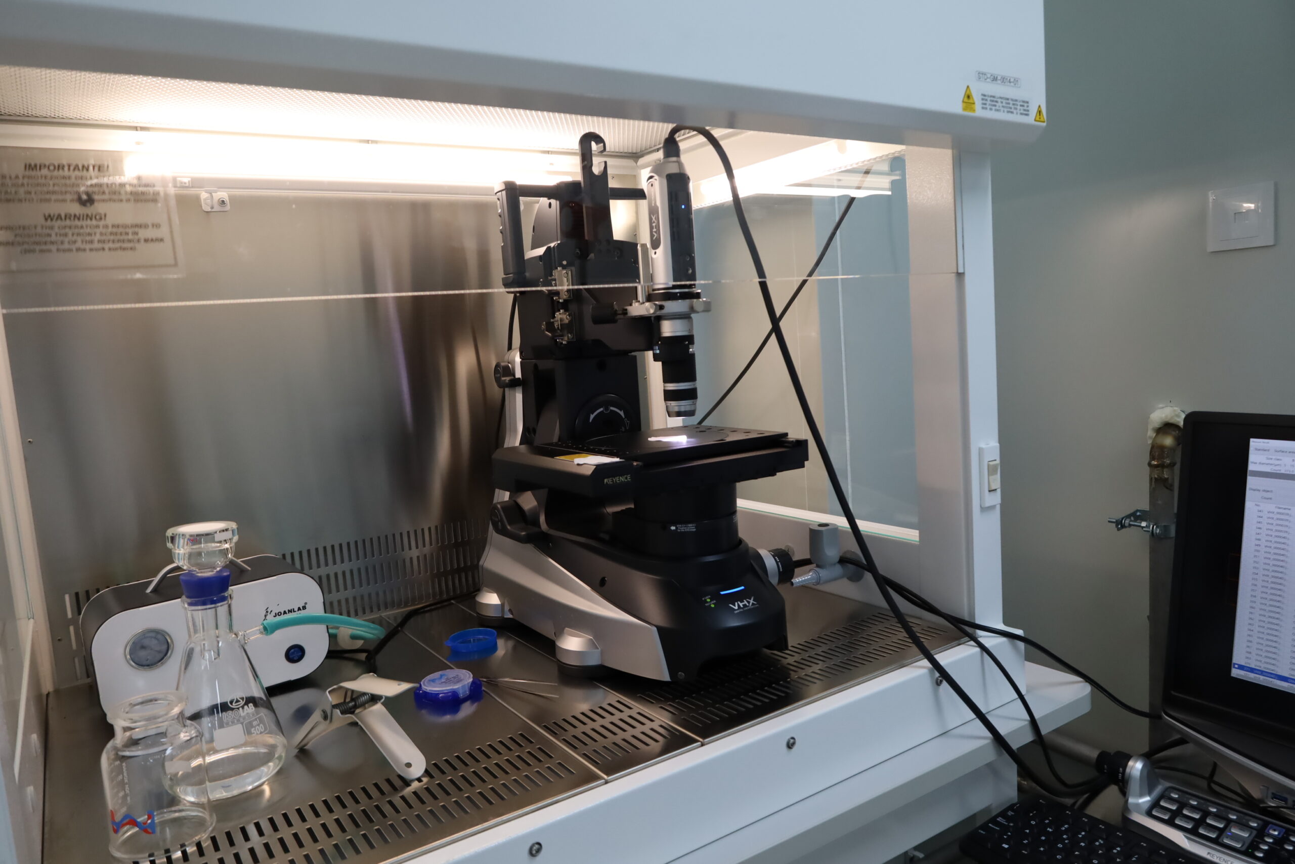 Clean room equipment and workflow