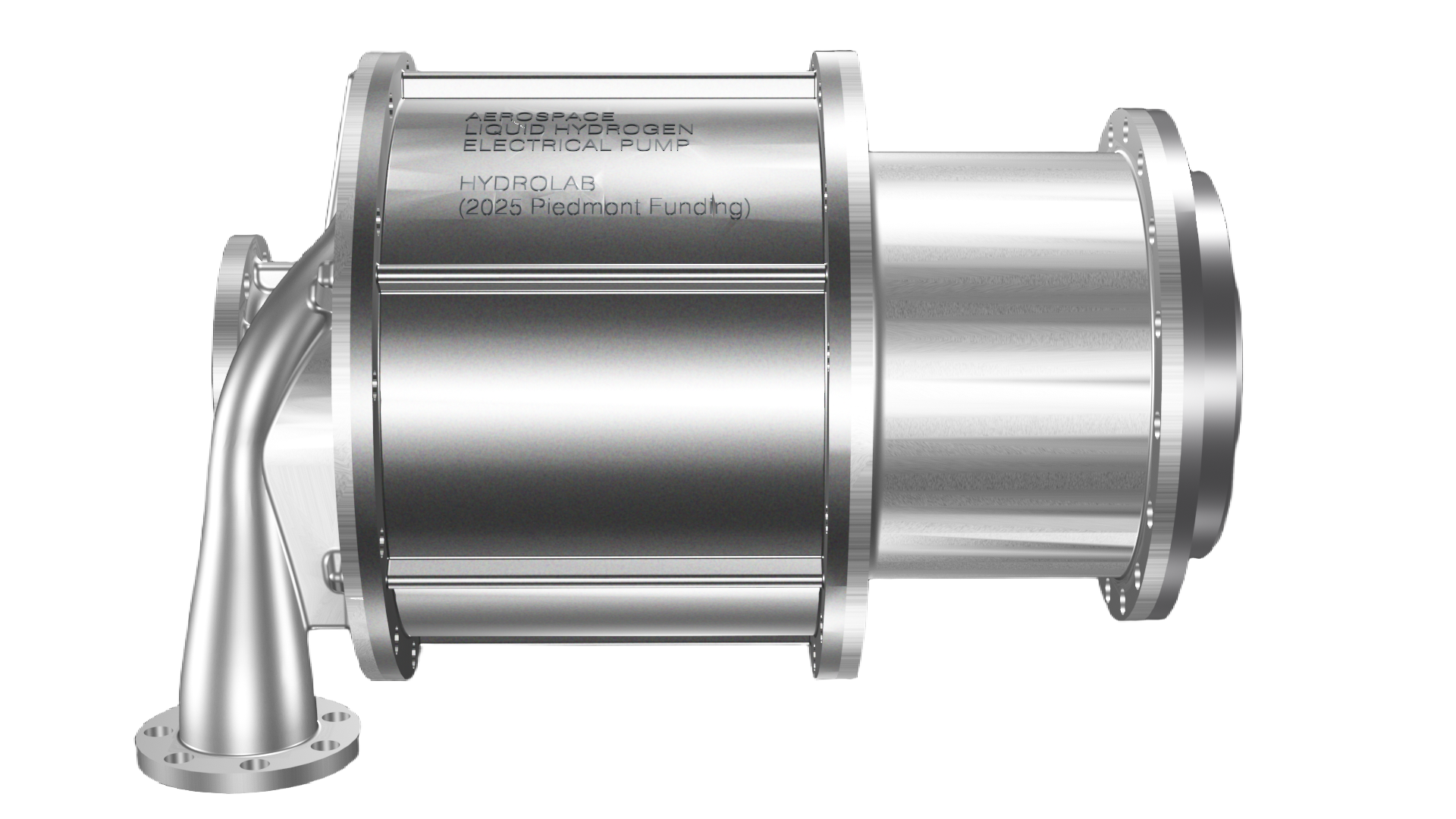 Liquid hydrogen canned electric aerospace pump