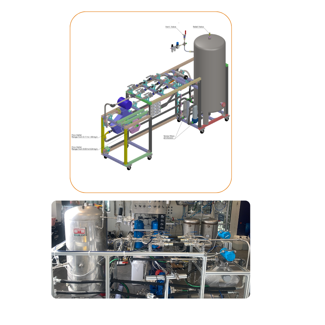 GSE 1661 hydraulic test bench for MPGE pumps